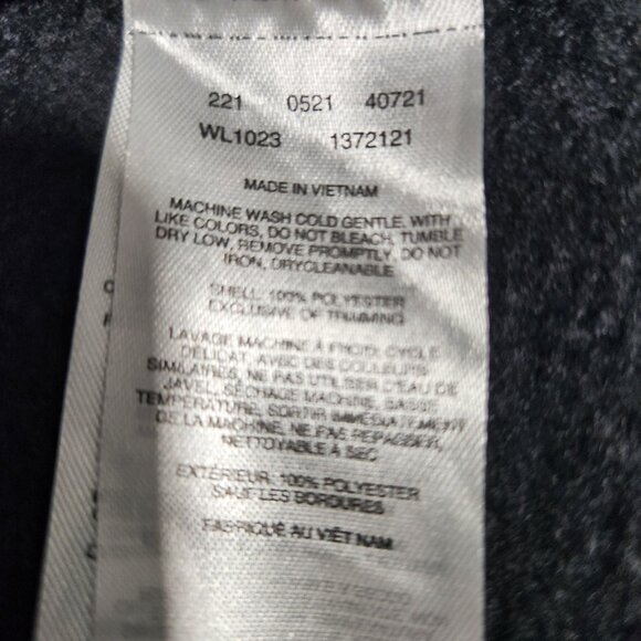 Women's Columbia Charcoal Gray Fleece Vest Sz Medium MSRP $60 - Picture 7 of 7